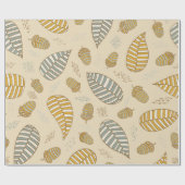 Fancy Leaves and Fruits Cadeaupapier (Vlak)