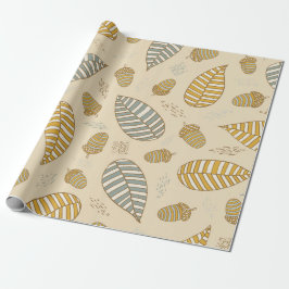 Fancy Leaves and Fruits Cadeaupapier