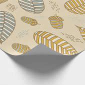 Fancy Leaves and Fruits Cadeaupapier (Hoek)