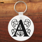 Fancy letter A Sleutelhanger (Voorkant)