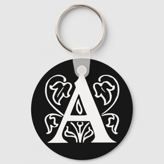 Fancy Letter A Sleutelhanger (Voorkant)