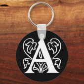 Fancy Letter A Sleutelhanger (Voorkant)
