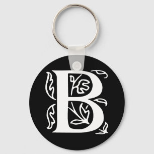 Fancy letter B Sleutelhanger