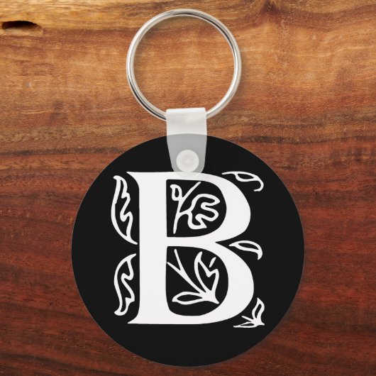 Fancy letter B Sleutelhanger (Voorkant)