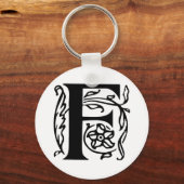 Fancy letter F Sleutelhanger (Voorkant)