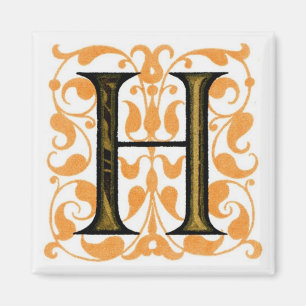 Fancy  letter H — Magnet