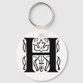 Fancy letter H Sleutelhanger (Voorkant)