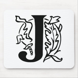 Fancy letter J Muismat