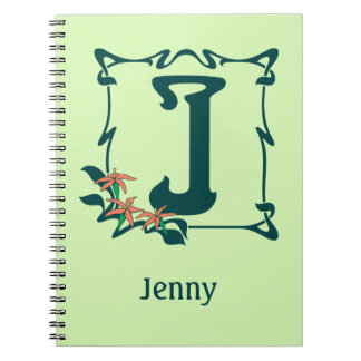 Fancy letter J Notitieboek