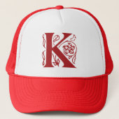 Fancy letter K Trucker Pet (Voorkant)