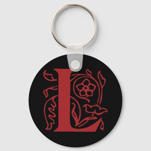 Fancy letter L Sleutelhanger (Voorkant)