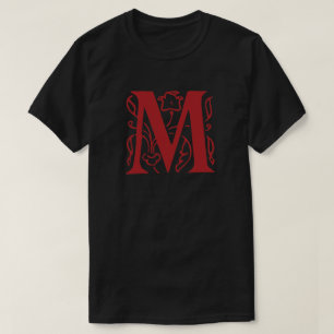 Fancy letter M T-shirt