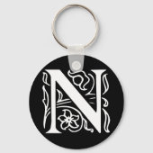 Fancy letter N Sleutelhanger (Voorkant)