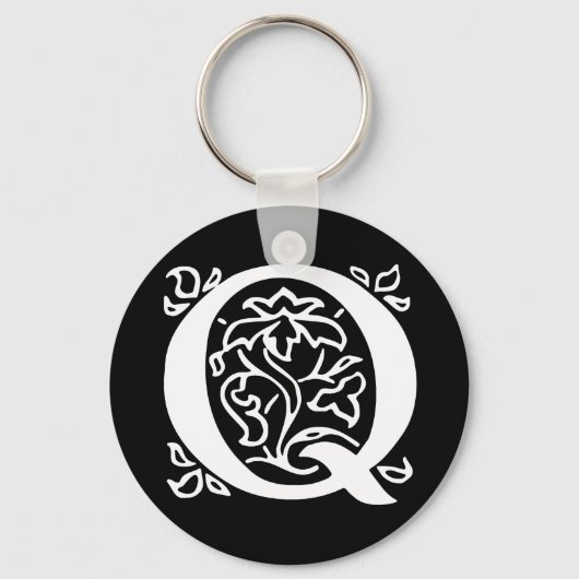 Fancy letter Q Sleutelhanger (Voorkant)