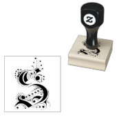 Fancy letter S Rubberstempel (Gestempeld)