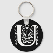 Fancy letter U Sleutelhanger (Voorkant)