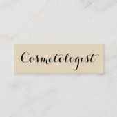 Fancy lettertypeminimiet mini visitekaartje (Voorkant)