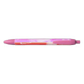 fancy leuke roze kunst zwarte inkt pen (Achterkant)