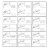 Fancy levering aan gast richtend Sticker (Voorkant)