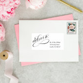 Fancy levering aan gast richtend Sticker