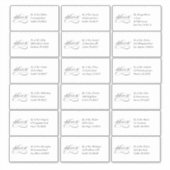 Fancy levering aan gastadressering sticker (Voorkant)