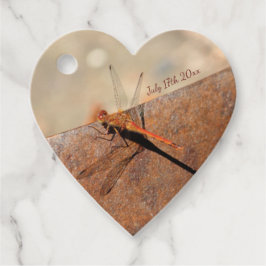 Fancy libel bruiloft bedankjes labels