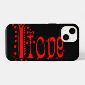 Fancy LIEFDE iPhone Hoesje (Achterkant horizontaal)