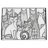 Fancy lijn groot cadeauzakje (Voorkant)