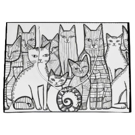 Fancy lijn groot cadeauzakje