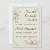 Fancy Lijst 5x7 Bridal Shower-uitnodiging Kaart (Voorkant)