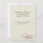 Fancy Lijst 5x7 Bridal Shower-uitnodiging Kaart (Achterkant)