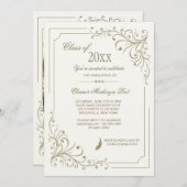 Fancy Lijst Fotouitnodiging Kaart (Voorkant / Achterkant)