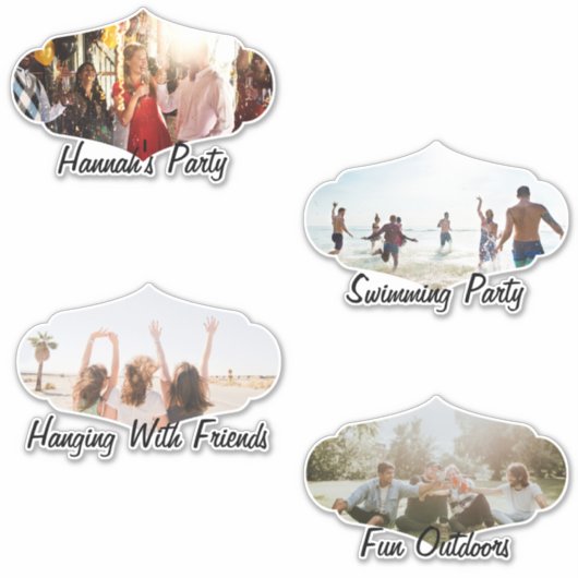 Fancy Lijst Fun Memories Sticker (Voorkant)