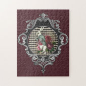 Fancy Lijst Witte konijn Collage Legpuzzel (Verticaal)