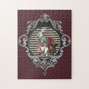 Fancy Lijst Witte konijn Collage Legpuzzel