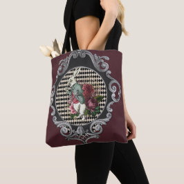 Fancy Lijst Witte konijn Collage Tote Bag