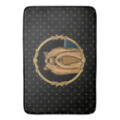 Fancy Lijst Yorkshire Terrier Yorkie Portrait Cute Badmat (Voorkant Verticaal)