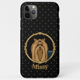 Fancy Lijst Yorkshire Terrier Yorkie Portrait Cute Case-Mate iPhone Case
