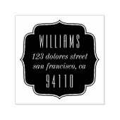 Fancy Lijst Zelfinkt Retouradresstempel Zelfinktende Stempel (Design)