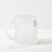 Fancy lipstick afdrukken matglas koffiemok (Links)