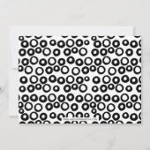 Fancy Little Black Dress Bachelorette Party Kaart (Achterkant)