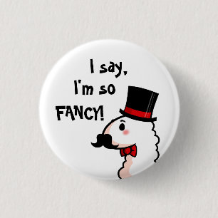 Fancy Llama-Button Ronde Button 3,2 Cm