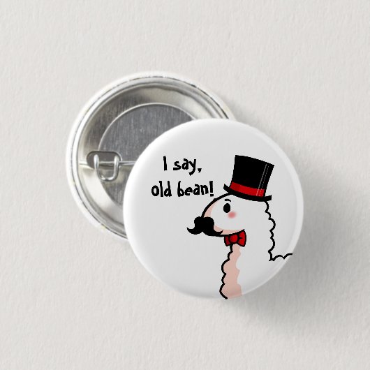 Fancy Llama-Button Ronde Button 3,2 Cm (Voorkant /achterkant)