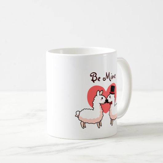 Fancy Llama en Little Llama Koffiemok (Voorkant rechts)