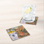 Fancy Llama- en Renoir-boerderij Kartonnen Onderzetters (Insitu)