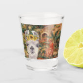 Fancy Llama- en Renoir-boerderij Shot Glas (Voorkant)