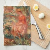 Fancy Llama- en Renoir-boerderij Theedoek (Quarter Fold)