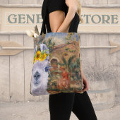 Fancy Llama- en Renoir-boerderij Tote Bag