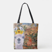 Fancy Llama- en Renoir-boerderij Tote Bag (Achterkant)