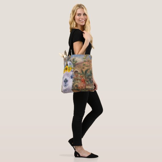 Fancy Llama- en Renoir-boerderij Tote Bag (Op model)